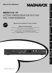 Magnavox MDR513H User manual,  French