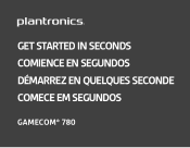 Plantronics GameCom 780 Getting Started Guide