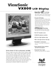 ViewSonic VX800-2 Brochure