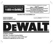 Dewalt DCN690M1 Instruction Manual