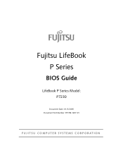Fujitsu P7230 P7230 BIOS Guide