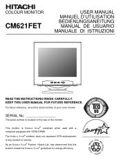 Hitachi CM621F User Manual