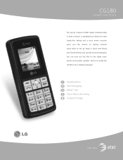 LG CG180 Data Sheet (English)