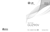 LG KG290 User Guide