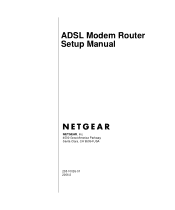 Netgear DG834 DG834v3 Setup Manual
