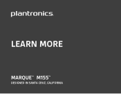 Plantronics Marque M155 User Guide