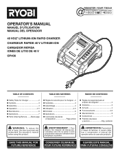Ryobi OP406A Operation Manual