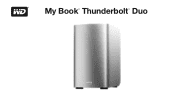 Western Digital My Book Thunderbolt Duo Quick Installation Guide