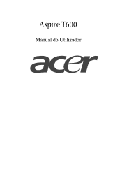 Acer Aspire T600 Aspire T600/Power FV User's Guide PT