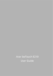 Acer E210 User Manual