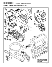 Bosch BSG71360UC Parts List