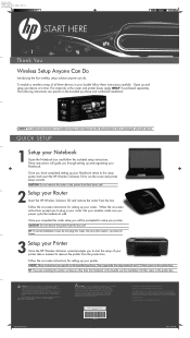 HP Photosmart C4700 Setup Guide for DV6 and PS C4780 Bundle