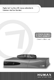 Humax CXCI-5200CXCI-5200II User Manual