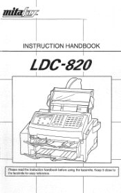 Kyocera LDC-820 LDC-820 Operation Guide