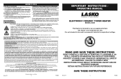 Lasko 5309 User Manual