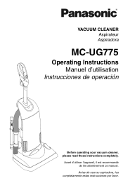 Panasonic MCUG775 MCUG775 User Guide