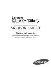 Samsung SM-T807A User Manual Att Tab S Sm-t807a Kk Spanish User Manual Ver.nh6_f3 (Spanish(north America))