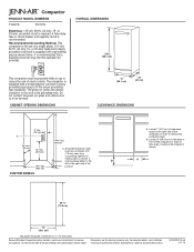 Whirlpool TC707S Dimension Guide