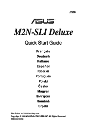Asus M2N-SLI DELUXE Motherboard Installation Guide
