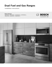 Bosch HDI8056U Installation Instructions