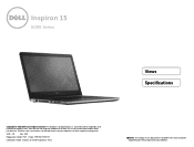 Dell Inspiron 15 5558 Specifications
