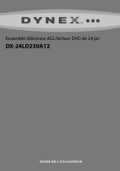 Dynex DX-24LD230A12 User Manual (French)