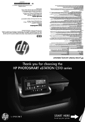 HP Photosmart eStation All-in-One Printer - C510 Setup Poster