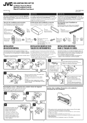 JVC KD-AR760 Installation Manual