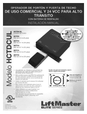 LiftMaster HCTDCUL Owners Manual - Spanish