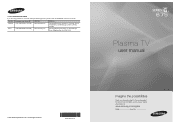 Samsung PN50C675G6F User Manual (user Manual) (ver.1.0) (English)