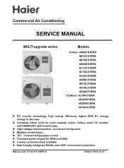 Haier 3U19FS1ERA Service Manual