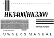 Harman Kardon HK3300 Owners Manual