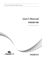 Humax FOXSAT-HD User Manual