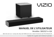 Vizio SB2021n-G6 Manuel de l Utilisateur