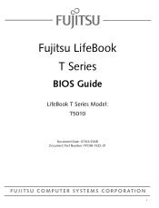 Fujitsu T5010 T5010 BIOS Guide