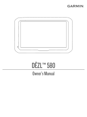 Garmin dēzl 580 LMT-S Owners Manual