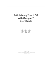 HTC T-Mobile myTouch 3G Slide User Guide