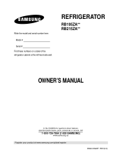 Samsung RB195ZABB User Manual (user Manual) (ver.1.0) (English)