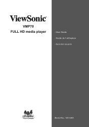 ViewSonic VMP70 VMP70 User Guide (English)