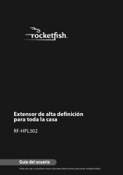 Rocketfish RF-HPL302 User Manual (Español)