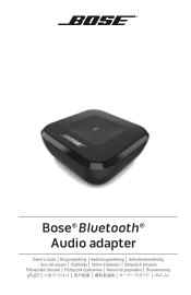 Bose Bluetooth Audio Adapter Owner's Manual