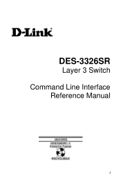 D-Link DES-3326S Reference Manual