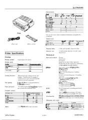 Epson LQ 570E Product Information Guide