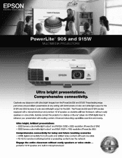 Epson PowerLite 915W Product Brochure