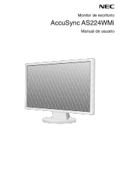 NEC AS224WMi-BK User Manual - Spanish
