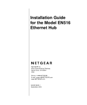 Netgear EN524 EN516 Installation Guide