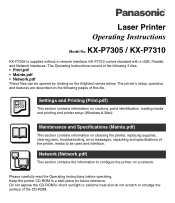 Panasonic KX-P7310 Laser Printer