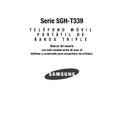 Samsung SGH-T339 User Manual (user Manual) (ver.f8) (Spanish)