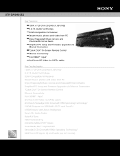 Sony STR-DA6400ES Marketing Specifications