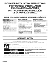 Whirlpool WUI95X15H Installation Instructions